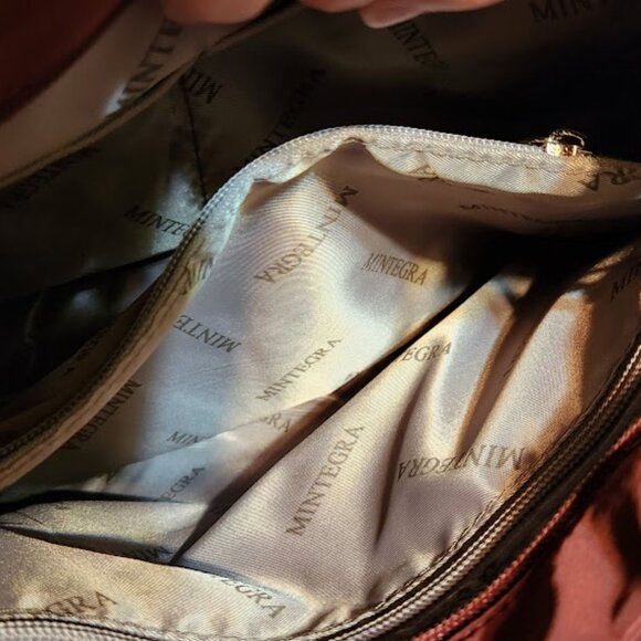 Burgundy Mintegra Travel or Every Day Bag, Lots of Pockets! - Picture 8 of 12